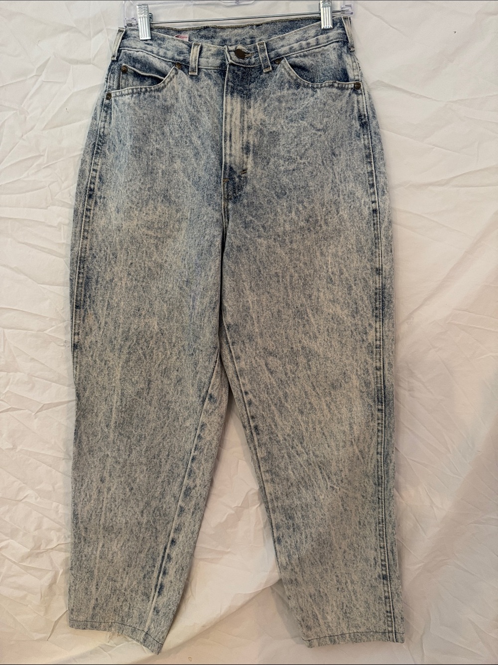 Vintage 80’s Gitano Light Blue Acid-Wash barrel Denim Jeans